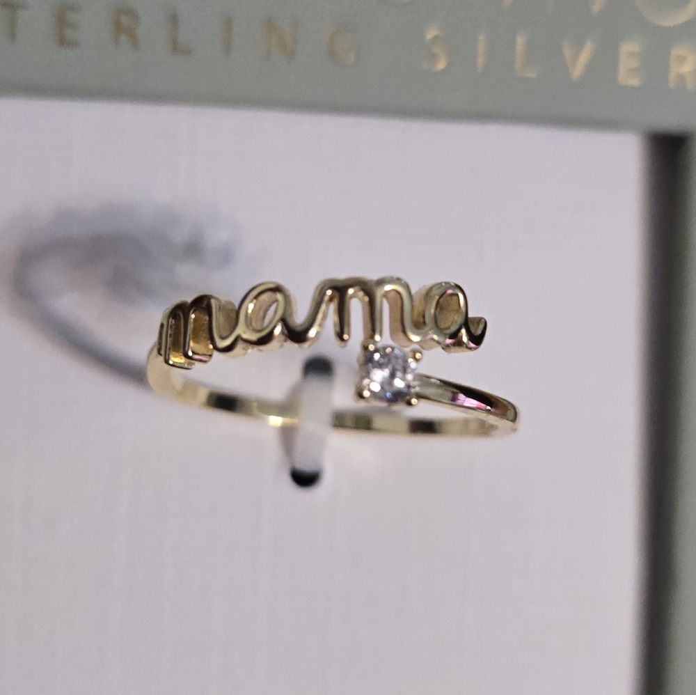 Argento Vivo Gold Mama Ring - Picture 3 of 3
